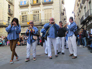 Fires 2015. Diada Castellera de Sant Narc&iacute;s amb Marrecs de Salt, Minyons de Terrassa i Capgrossos de Matar&oacute;