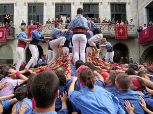 Fires 2015. Diada Castellera de Sant Narc&iacute;s amb Marrecs de Salt, Minyons de Terrassa i Capgrossos de Matar&oacute;