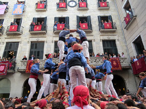 Fires 2015. Diada Castellera de Sant Narc&iacute;s amb Marrecs de Salt, Minyons de Terrassa i Capgrossos de Matar&oacute;