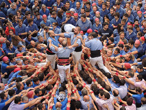 Fires 2015. Diada Castellera de Sant Narc&iacute;s amb Marrecs de Salt, Minyons de Terrassa i Capgrossos de Matar&oacute;
