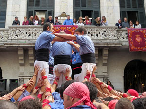Fires 2015. Diada Castellera de Sant Narc&iacute;s amb Marrecs de Salt, Minyons de Terrassa i Capgrossos de Matar&oacute;