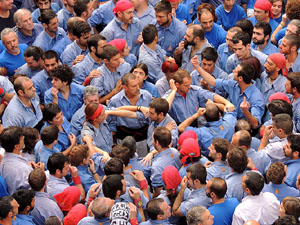 Fires 2015. Diada Castellera de Sant Narc&iacute;s amb Marrecs de Salt, Minyons de Terrassa i Capgrossos de Matar&oacute;