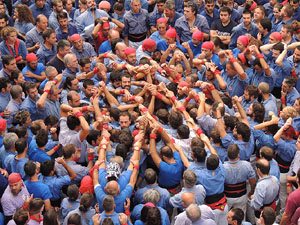 Fires 2015. Diada Castellera de Sant Narc&iacute;s amb Marrecs de Salt, Minyons de Terrassa i Capgrossos de Matar&oacute;