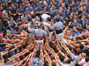 Fires 2015. Diada Castellera de Sant Narc&iacute;s amb Marrecs de Salt, Minyons de Terrassa i Capgrossos de Matar&oacute;