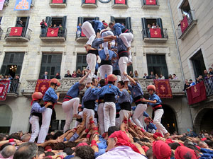 Fires 2015. Diada Castellera de Sant Narc&iacute;s amb Marrecs de Salt, Minyons de Terrassa i Capgrossos de Matar&oacute;