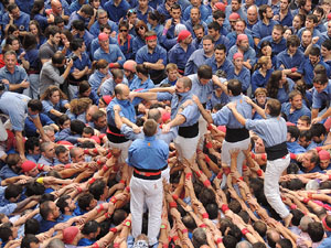 Fires 2015. Diada Castellera de Sant Narc&iacute;s amb Marrecs de Salt, Minyons de Terrassa i Capgrossos de Matar&oacute;