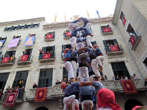 Fires 2015. Diada Castellera de Sant Narc&iacute;s amb Marrecs de Salt, Minyons de Terrassa i Capgrossos de Matar&oacute;