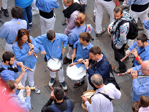 Fires 2015. Diada Castellera de Sant Narc&iacute;s amb Marrecs de Salt, Minyons de Terrassa i Capgrossos de Matar&oacute;