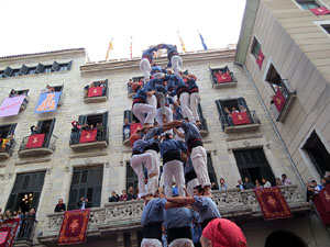 Fires 2015. Diada Castellera de Sant Narc&iacute;s amb Marrecs de Salt, Minyons de Terrassa i Capgrossos de Matar&oacute;