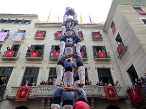 Fires 2015. Diada Castellera de Sant Narc&iacute;s amb Marrecs de Salt, Minyons de Terrassa i Capgrossos de Matar&oacute;