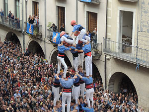 Fires 2015. Diada Castellera de Sant Narc&iacute;s amb Marrecs de Salt, Minyons de Terrassa i Capgrossos de Matar&oacute;