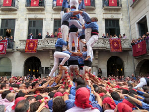 Fires 2015. Diada Castellera de Sant Narc&iacute;s amb Marrecs de Salt, Minyons de Terrassa i Capgrossos de Matar&oacute;