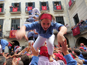 Fires 2015. Diada Castellera de Sant Narc&iacute;s amb Marrecs de Salt, Minyons de Terrassa i Capgrossos de Matar&oacute;