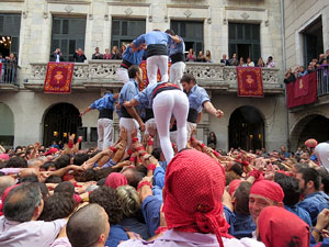 Fires 2015. Diada Castellera de Sant Narc&iacute;s amb Marrecs de Salt, Minyons de Terrassa i Capgrossos de Matar&oacute;