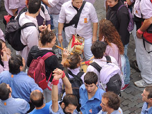 Fires 2015. Diada Castellera de Sant Narc&iacute;s amb Marrecs de Salt, Minyons de Terrassa i Capgrossos de Matar&oacute;