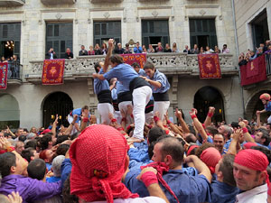 Fires 2015. Diada Castellera de Sant Narc&iacute;s amb Marrecs de Salt, Minyons de Terrassa i Capgrossos de Matar&oacute;