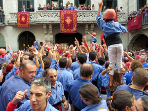 Fires 2015. Diada Castellera de Sant Narc&iacute;s amb Marrecs de Salt, Minyons de Terrassa i Capgrossos de Matar&oacute;