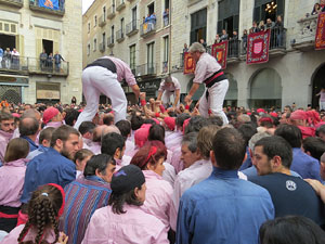 Fires 2015. Diada Castellera de Sant Narc&iacute;s amb Marrecs de Salt, Minyons de Terrassa i Capgrossos de Matar&oacute;
