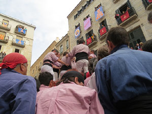 Fires 2015. Diada Castellera de Sant Narc&iacute;s amb Marrecs de Salt, Minyons de Terrassa i Capgrossos de Matar&oacute;