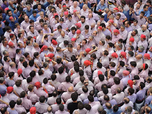 Fires 2015. Diada Castellera de Sant Narc&iacute;s amb Marrecs de Salt, Minyons de Terrassa i Capgrossos de Matar&oacute;