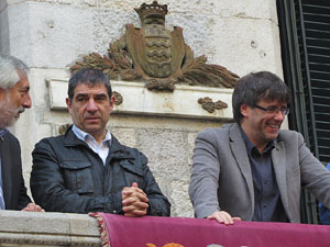 Fires 2015. Diada Castellera de Sant Narc&iacute;s amb Marrecs de Salt, Minyons de Terrassa i Capgrossos de Matar&oacute;