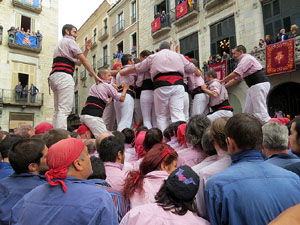 Fires 2015. Diada Castellera de Sant Narc&iacute;s amb Marrecs de Salt, Minyons de Terrassa i Capgrossos de Matar&oacute;