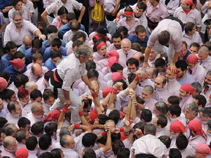 Fires 2015. Diada Castellera de Sant Narc&iacute;s amb Marrecs de Salt, Minyons de Terrassa i Capgrossos de Matar&oacute;