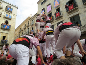 Fires 2015. Diada Castellera de Sant Narc&iacute;s amb Marrecs de Salt, Minyons de Terrassa i Capgrossos de Matar&oacute;