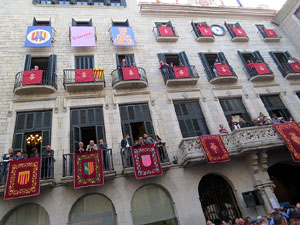 Fires 2015. Diada Castellera de Sant Narc&iacute;s amb Marrecs de Salt, Minyons de Terrassa i Capgrossos de Matar&oacute;