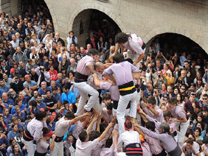 Fires 2015. Diada Castellera de Sant Narc&iacute;s amb Marrecs de Salt, Minyons de Terrassa i Capgrossos de Matar&oacute;