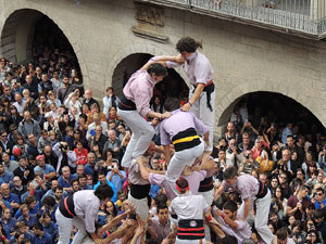 Fires 2015. Diada Castellera de Sant Narc&iacute;s amb Marrecs de Salt, Minyons de Terrassa i Capgrossos de Matar&oacute;