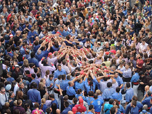 Fires 2015. Diada Castellera de Sant Narc&iacute;s amb Marrecs de Salt, Minyons de Terrassa i Capgrossos de Matar&oacute;