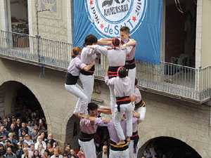 Fires 2015. Diada Castellera de Sant Narc&iacute;s amb Marrecs de Salt, Minyons de Terrassa i Capgrossos de Matar&oacute;