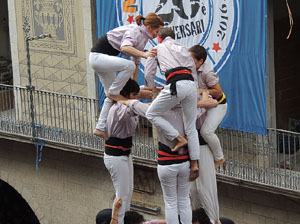 Fires 2015. Diada Castellera de Sant Narc&iacute;s amb Marrecs de Salt, Minyons de Terrassa i Capgrossos de Matar&oacute;