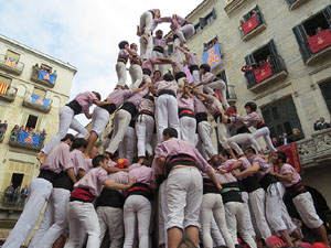Fires 2015. Diada Castellera de Sant Narc&iacute;s amb Marrecs de Salt, Minyons de Terrassa i Capgrossos de Matar&oacute;
