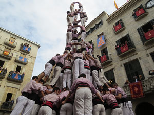 Fires 2015. Diada Castellera de Sant Narc&iacute;s amb Marrecs de Salt, Minyons de Terrassa i Capgrossos de Matar&oacute;