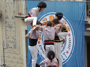 Fires 2015. Diada Castellera de Sant Narc&iacute;s amb Marrecs de Salt, Minyons de Terrassa i Capgrossos de Matar&oacute;