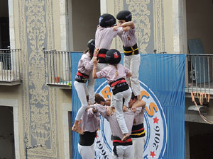 Fires 2015. Diada Castellera de Sant Narc&iacute;s amb Marrecs de Salt, Minyons de Terrassa i Capgrossos de Matar&oacute;