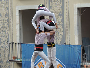 Fires 2015. Diada Castellera de Sant Narc&iacute;s amb Marrecs de Salt, Minyons de Terrassa i Capgrossos de Matar&oacute;