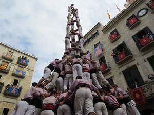 Fires 2015. Diada Castellera de Sant Narc&iacute;s amb Marrecs de Salt, Minyons de Terrassa i Capgrossos de Matar&oacute;
