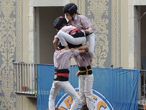 Fires 2015. Diada Castellera de Sant Narc&iacute;s amb Marrecs de Salt, Minyons de Terrassa i Capgrossos de Matar&oacute;