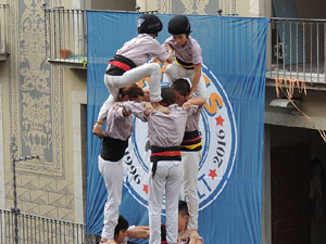 Fires 2015. Diada Castellera de Sant Narc&iacute;s amb Marrecs de Salt, Minyons de Terrassa i Capgrossos de Matar&oacute;