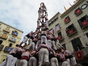 Fires 2015. Diada Castellera de Sant Narc&iacute;s amb Marrecs de Salt, Minyons de Terrassa i Capgrossos de Matar&oacute;