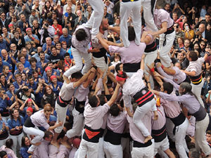Fires 2015. Diada Castellera de Sant Narc&iacute;s amb Marrecs de Salt, Minyons de Terrassa i Capgrossos de Matar&oacute;