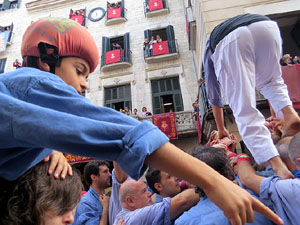 Fires 2015. Diada Castellera de Sant Narc&iacute;s amb Marrecs de Salt, Minyons de Terrassa i Capgrossos de Matar&oacute;