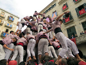 Fires 2015. Diada Castellera de Sant Narc&iacute;s amb Marrecs de Salt, Minyons de Terrassa i Capgrossos de Matar&oacute;