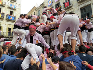 Fires 2015. Diada Castellera de Sant Narc&iacute;s amb Marrecs de Salt, Minyons de Terrassa i Capgrossos de Matar&oacute;