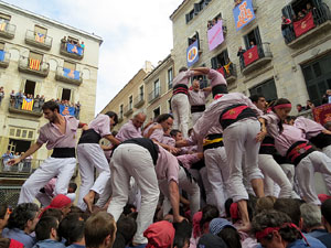 Fires 2015. Diada Castellera de Sant Narc&iacute;s amb Marrecs de Salt, Minyons de Terrassa i Capgrossos de Matar&oacute;
