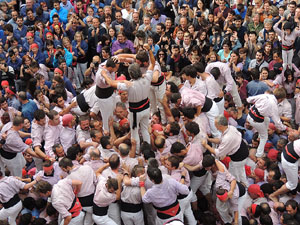 Fires 2015. Diada Castellera de Sant Narc&iacute;s amb Marrecs de Salt, Minyons de Terrassa i Capgrossos de Matar&oacute;