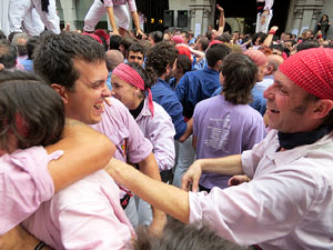 Fires 2015. Diada Castellera de Sant Narc&iacute;s amb Marrecs de Salt, Minyons de Terrassa i Capgrossos de Matar&oacute;